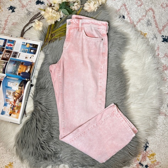 Anthropologie Pilcro Pink Slim Women’s Boyfriend Jeans Sz 29 - Picture 12 of 12